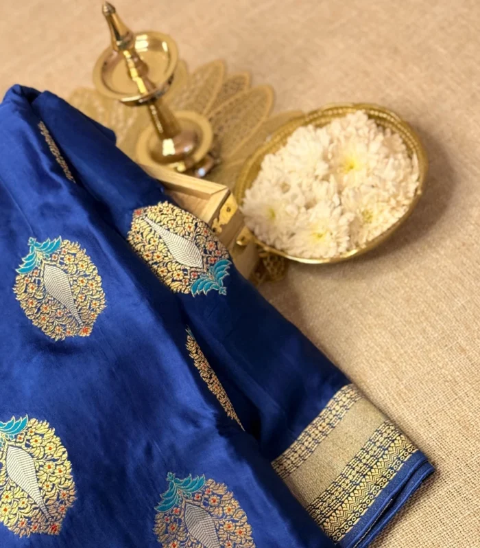Blue Saree